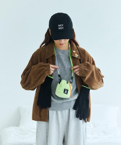 特別款絨毛抽繩包迷你款