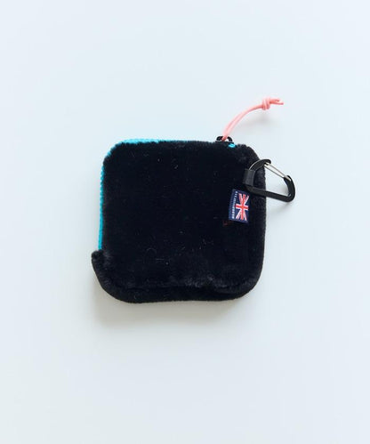 特別款絨毛L型拉鍊錢包