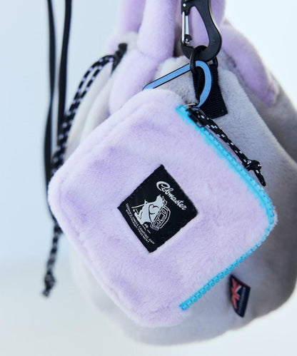 特別款絨毛L型拉鍊錢包