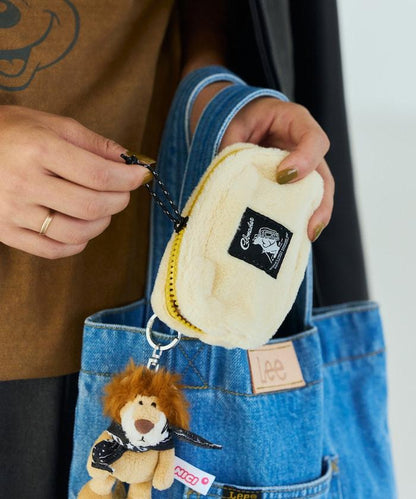 特別款絨毛方形小號收納包