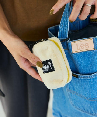 特別款絨毛方形小號收納包