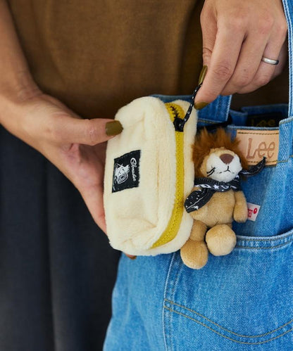 特別款絨毛方形小號收納包