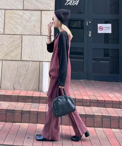 【PON企畫】修身提臀針織喇叭褲