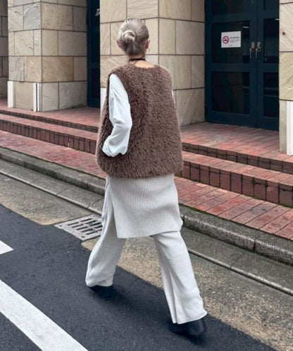 【PON企畫】修身提臀針織喇叭褲