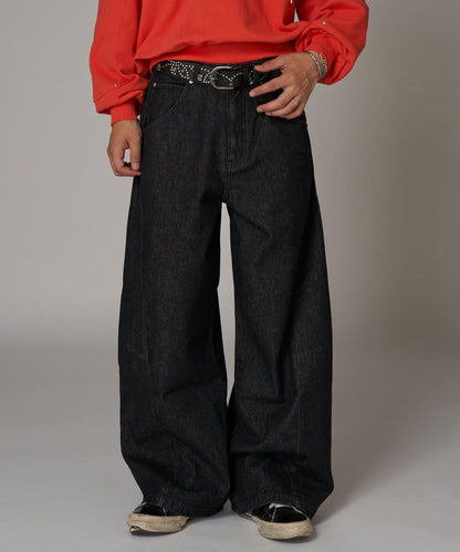 【Ciaopanic】單水洗寬鬆牛仔褲