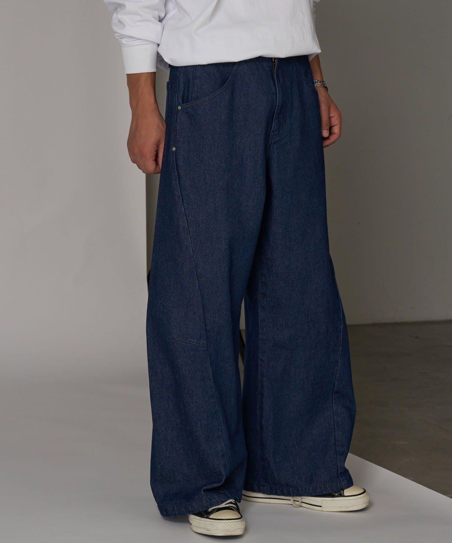 【Ciaopanic】單水洗寬鬆牛仔褲