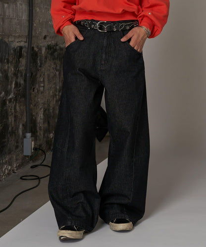 【Ciaopanic】單水洗寬鬆牛仔褲