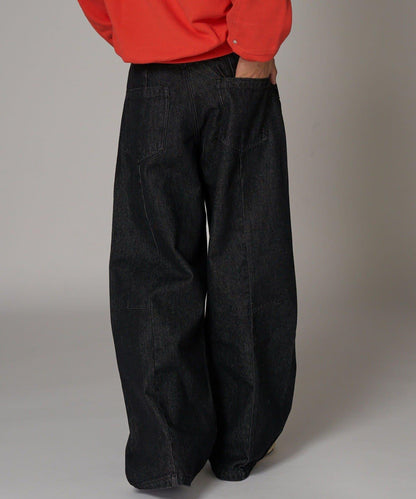 【Ciaopanic】單水洗寬鬆牛仔褲