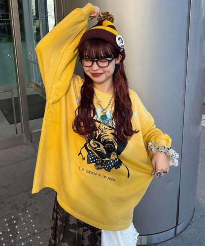 【まるお(@_maruoo0___)企畫】巴哥犬印花衛衣