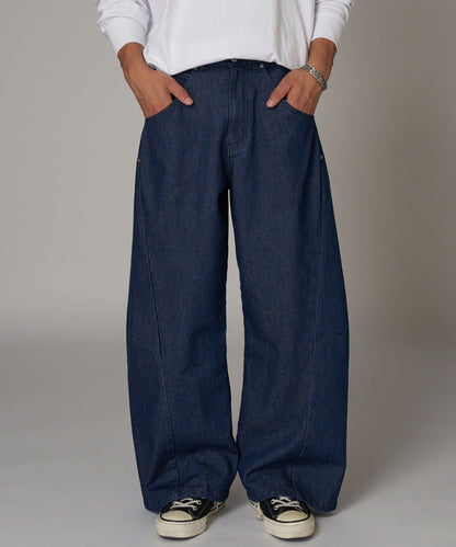 【Ciaopanic】單水洗寬鬆牛仔褲