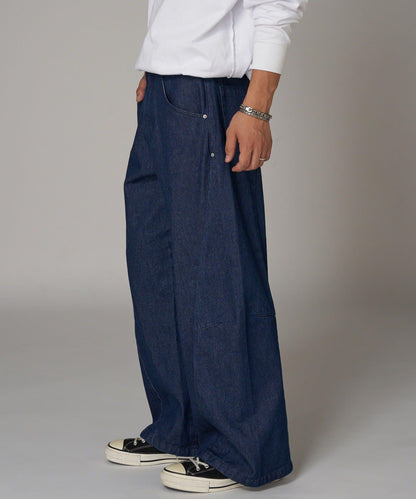 【Ciaopanic】單水洗寬鬆牛仔褲