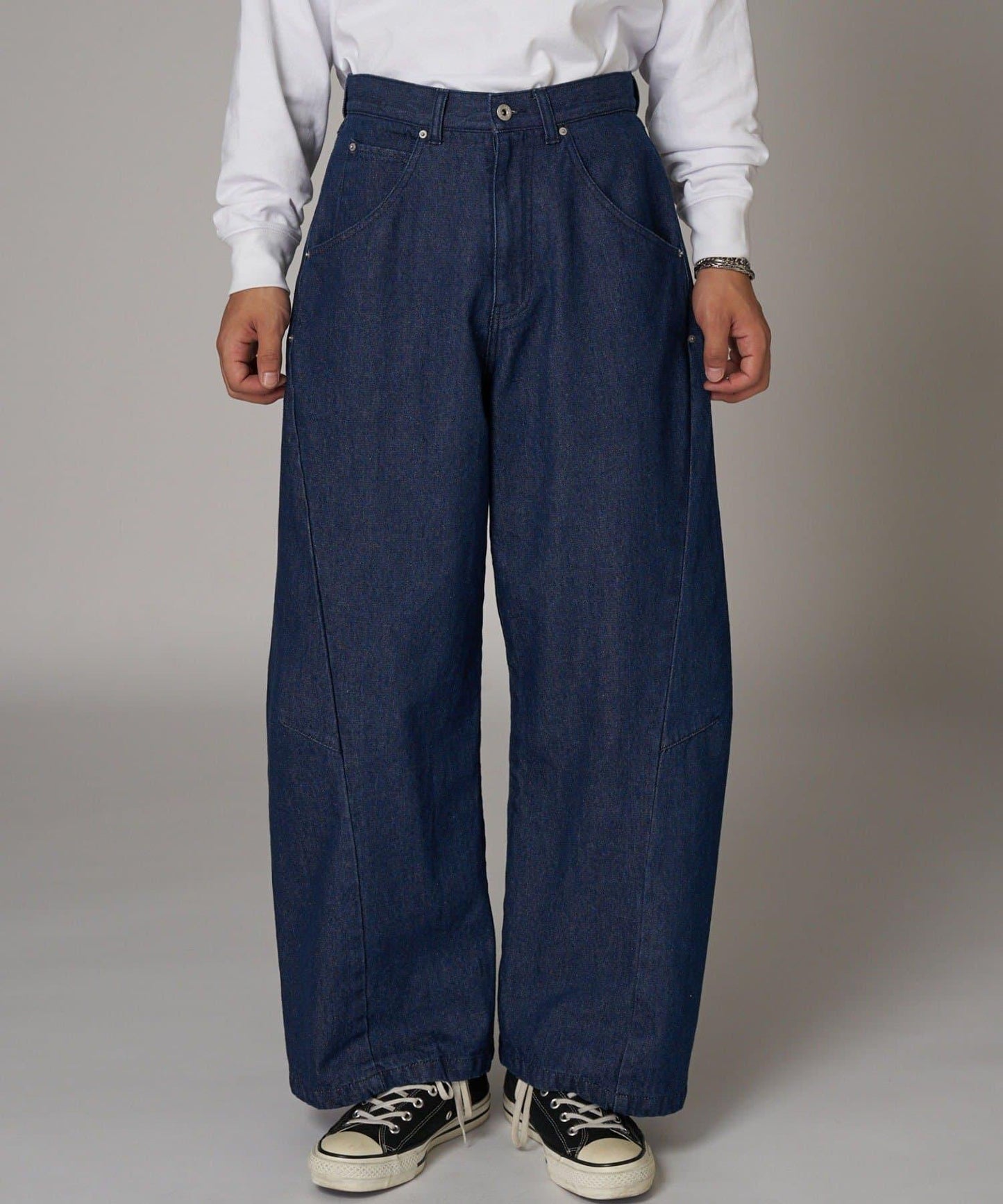 【Ciaopanic】單水洗寬鬆牛仔褲