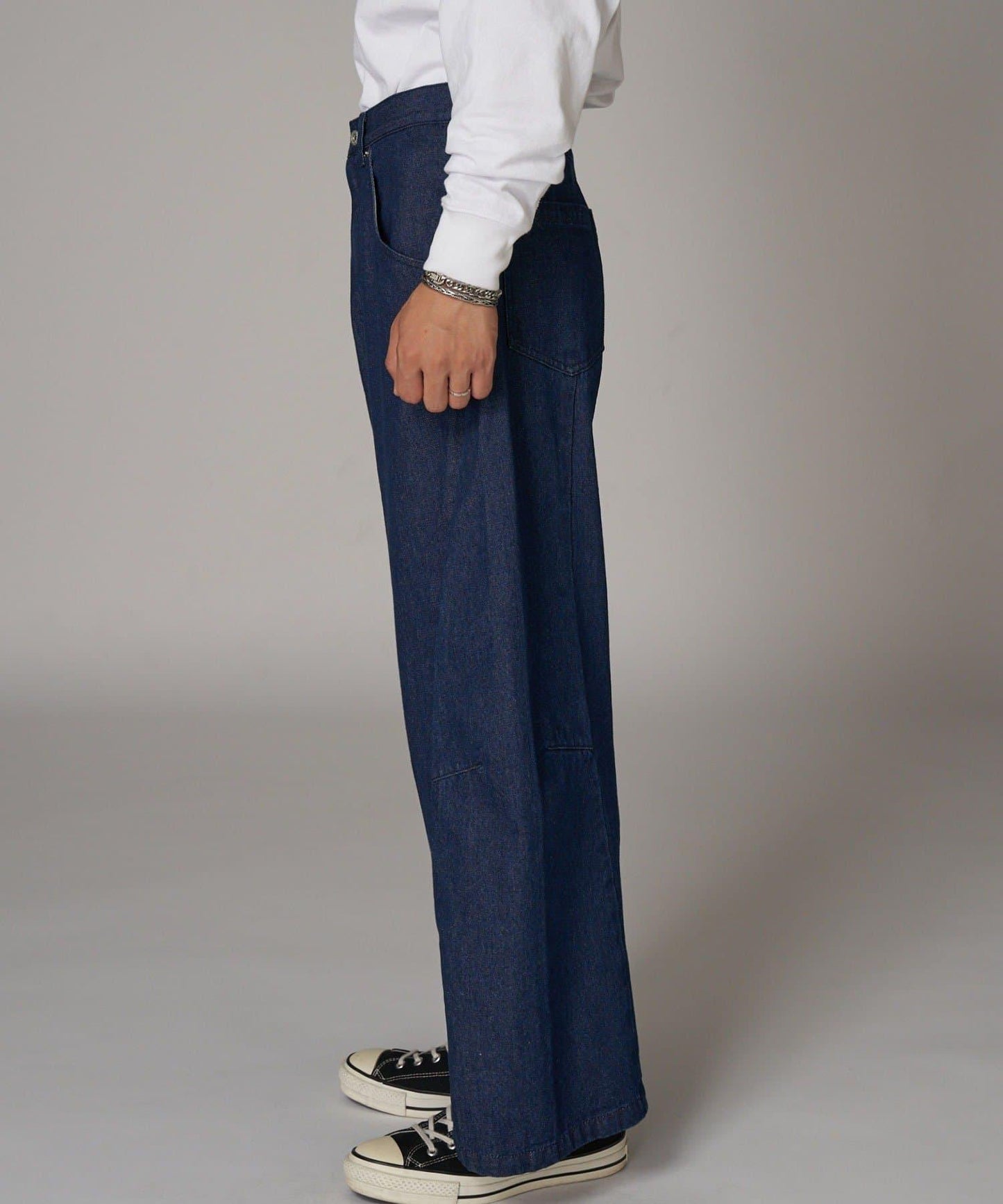 【Ciaopanic】單水洗寬鬆牛仔褲