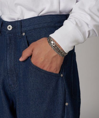 【Ciaopanic】單水洗寬鬆牛仔褲