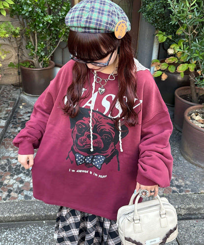 【まるお(@_maruoo0___)企畫】巴哥犬印花衛衣