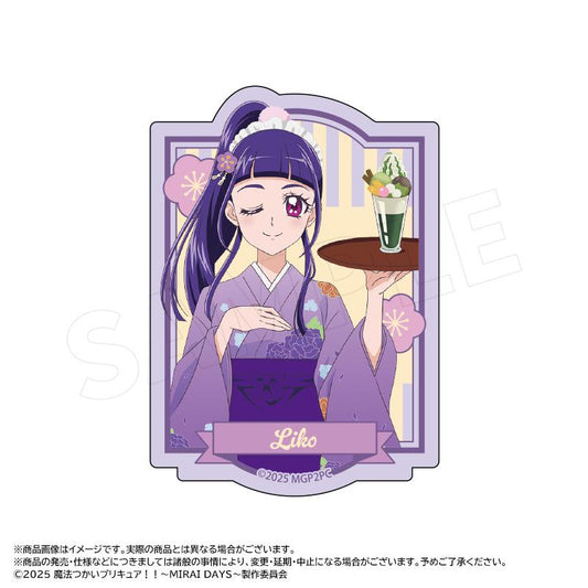 魔法使光之美少女！！～MIRAI DAYS～_新繪製和風甜品店ver. 異形剪裁貼紙 B 十六夜莉可