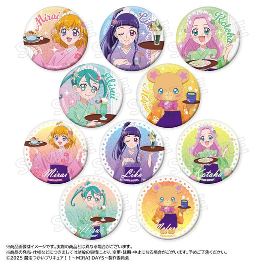 魔法使光之美少女！！～MIRAI DAYS～_新繪製和風甜品店ver. 交易閃粉徽章 【BOX／10個裝】