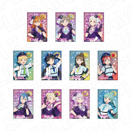LoveLive! Superstar!! 方形徽章 小偷&警察 ver. 【OPP／11個裝】【全套】