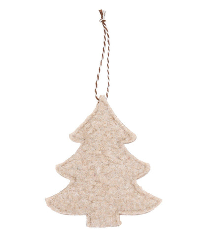 フェルト刺繍ツリーオーナメント/ナチュラルクリスマス