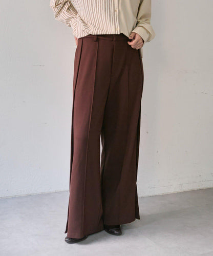 《動畫あり》寬鬆剪裁長褲【SUM1 STYLE(スミスタイル)】