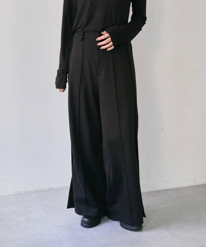 《動畫あり》寬鬆剪裁長褲【SUM1 STYLE(スミスタイル)】