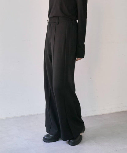 《動畫あり》寬鬆剪裁長褲【SUM1 STYLE(スミスタイル)】