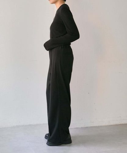 《動畫あり》寬鬆剪裁長褲【SUM1 STYLE(スミスタイル)】