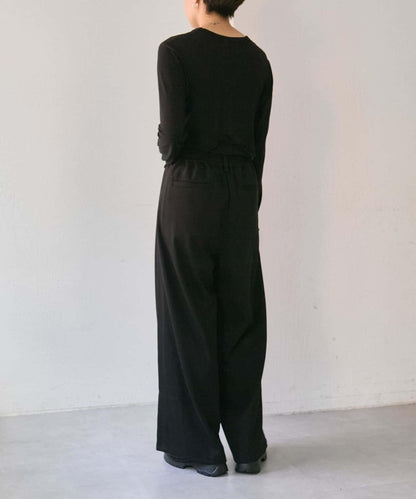 《動畫あり》寬鬆剪裁長褲【SUM1 STYLE(スミスタイル)】