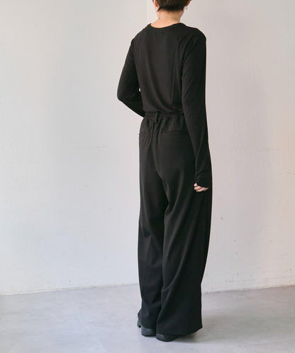 《動畫あり》寬鬆剪裁長褲【SUM1 STYLE(スミスタイル)】