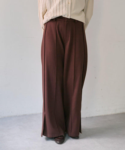 《動畫あり》寬鬆剪裁長褲【SUM1 STYLE(スミスタイル)】