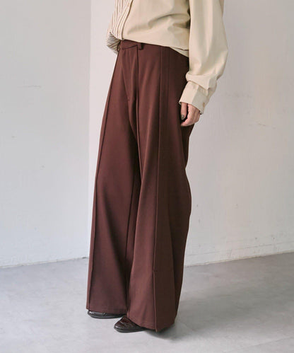 《動畫あり》寬鬆剪裁長褲【SUM1 STYLE(スミスタイル)】