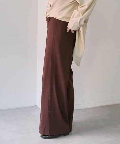 《動畫あり》寬鬆剪裁長褲【SUM1 STYLE(スミスタイル)】