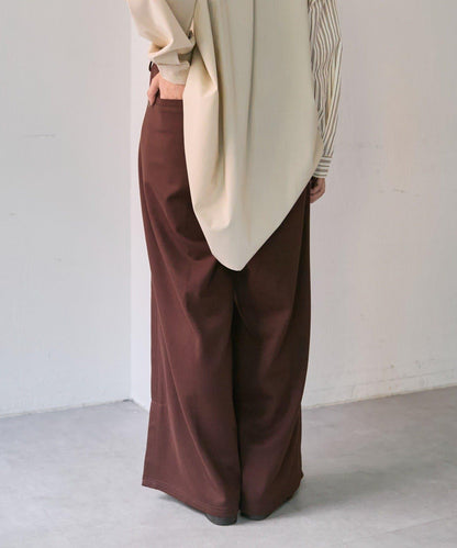 《動畫あり》寬鬆剪裁長褲【SUM1 STYLE(スミスタイル)】