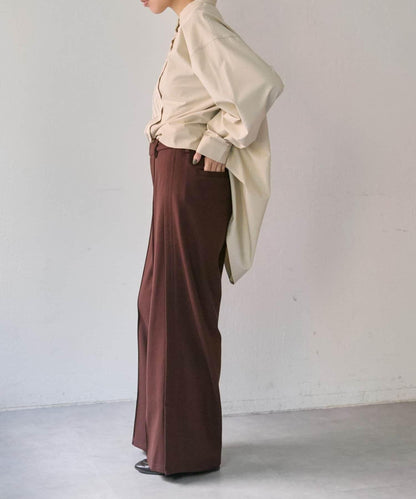 《動畫あり》寬鬆剪裁長褲【SUM1 STYLE(スミスタイル)】