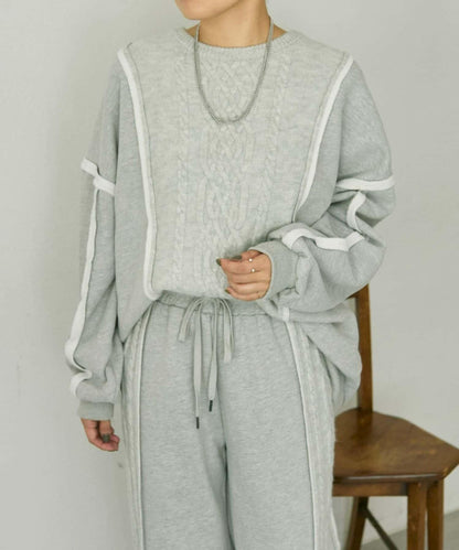 加絨針織上衣【SUM1 STYLE】