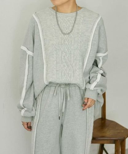 加絨針織上衣【SUM1 STYLE】