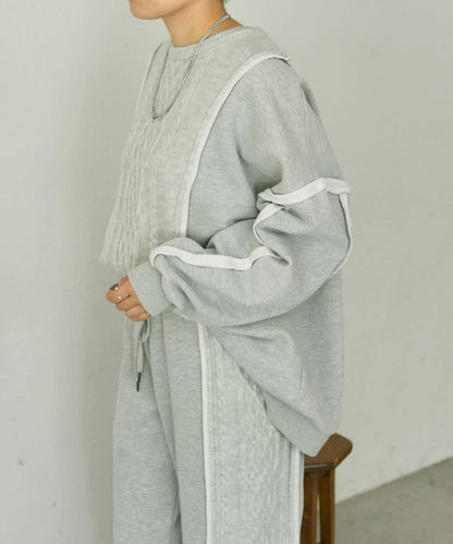 加絨針織上衣【SUM1 STYLE】