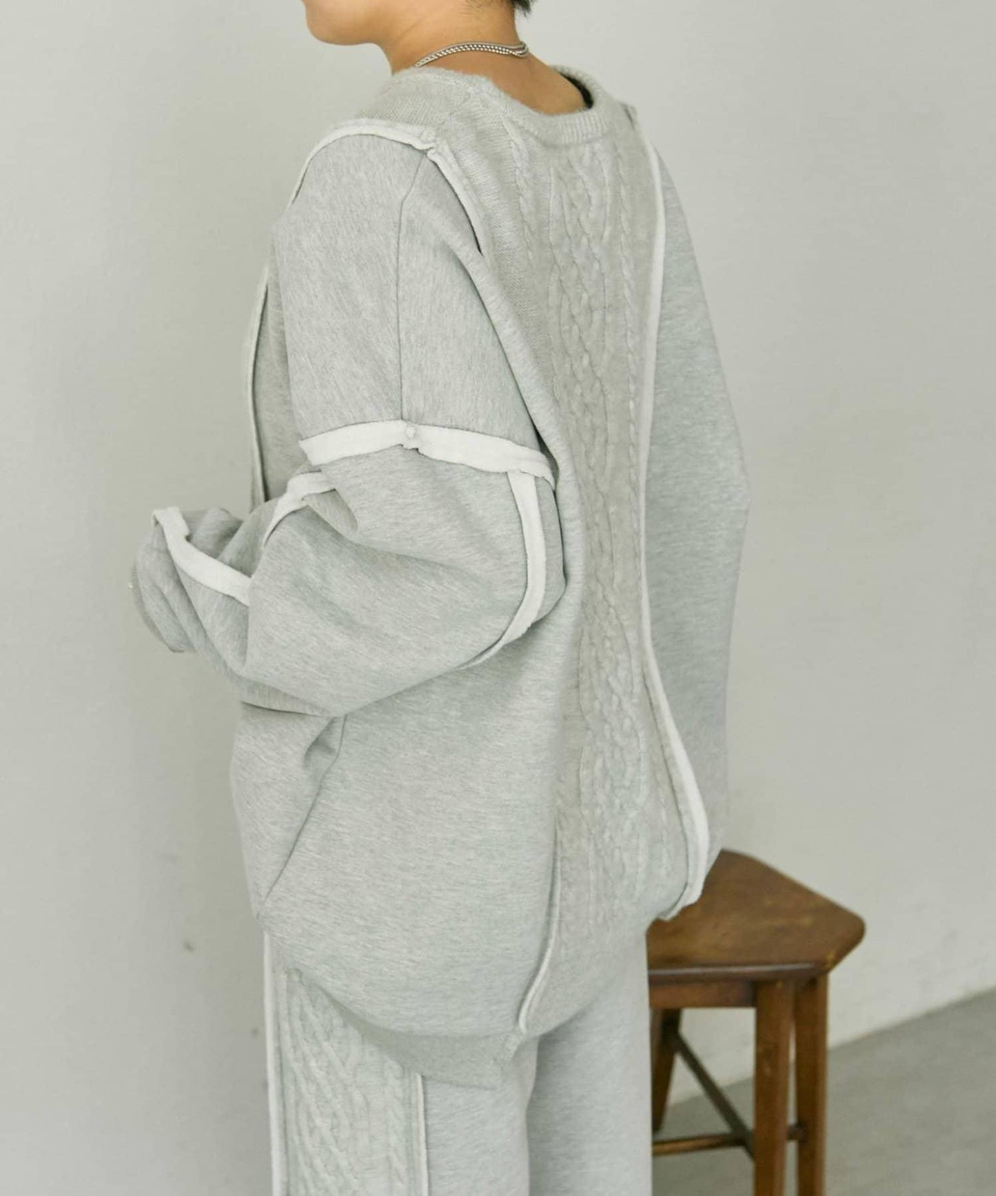 加絨針織上衣【SUM1 STYLE】