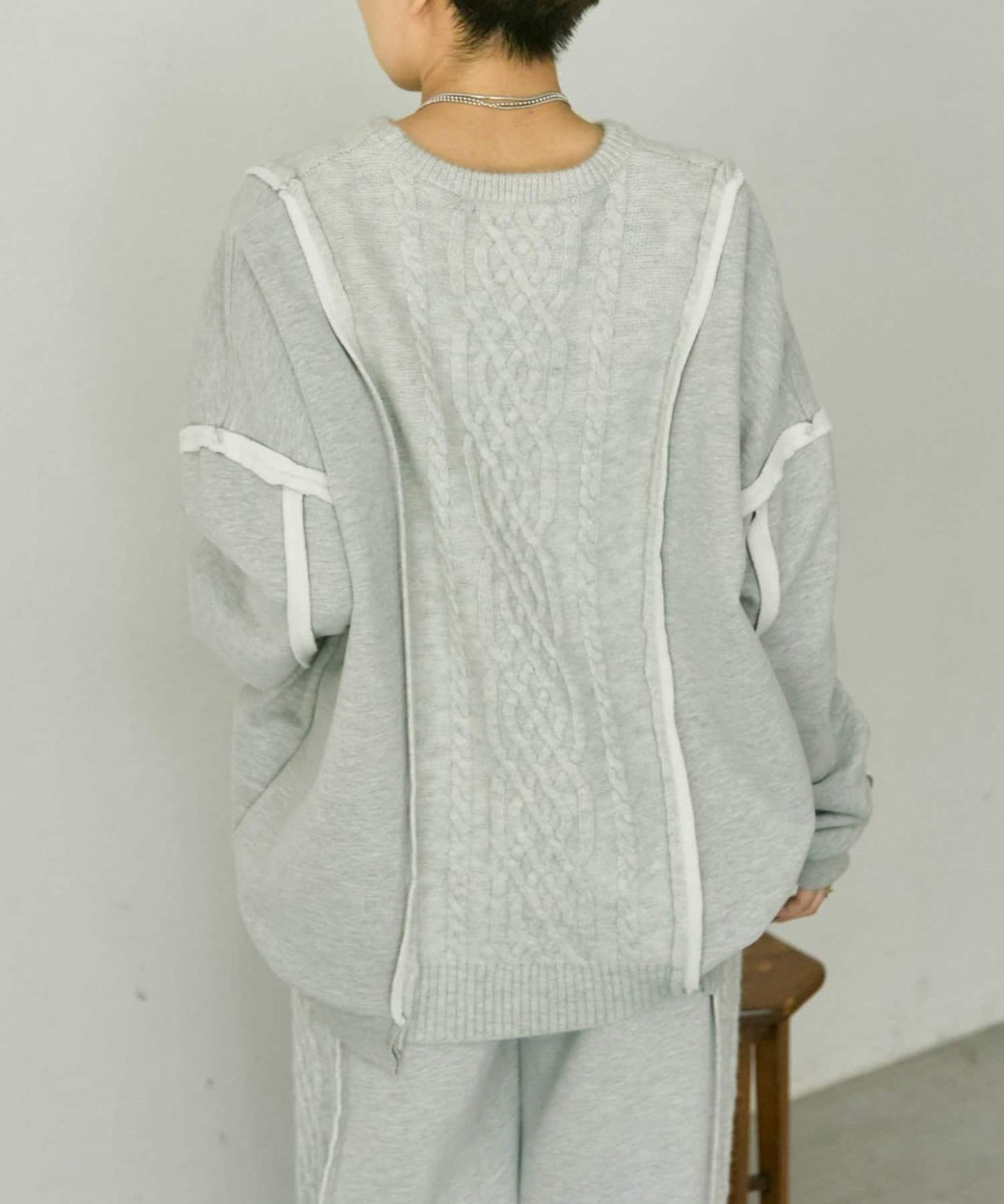 加絨針織上衣【SUM1 STYLE】