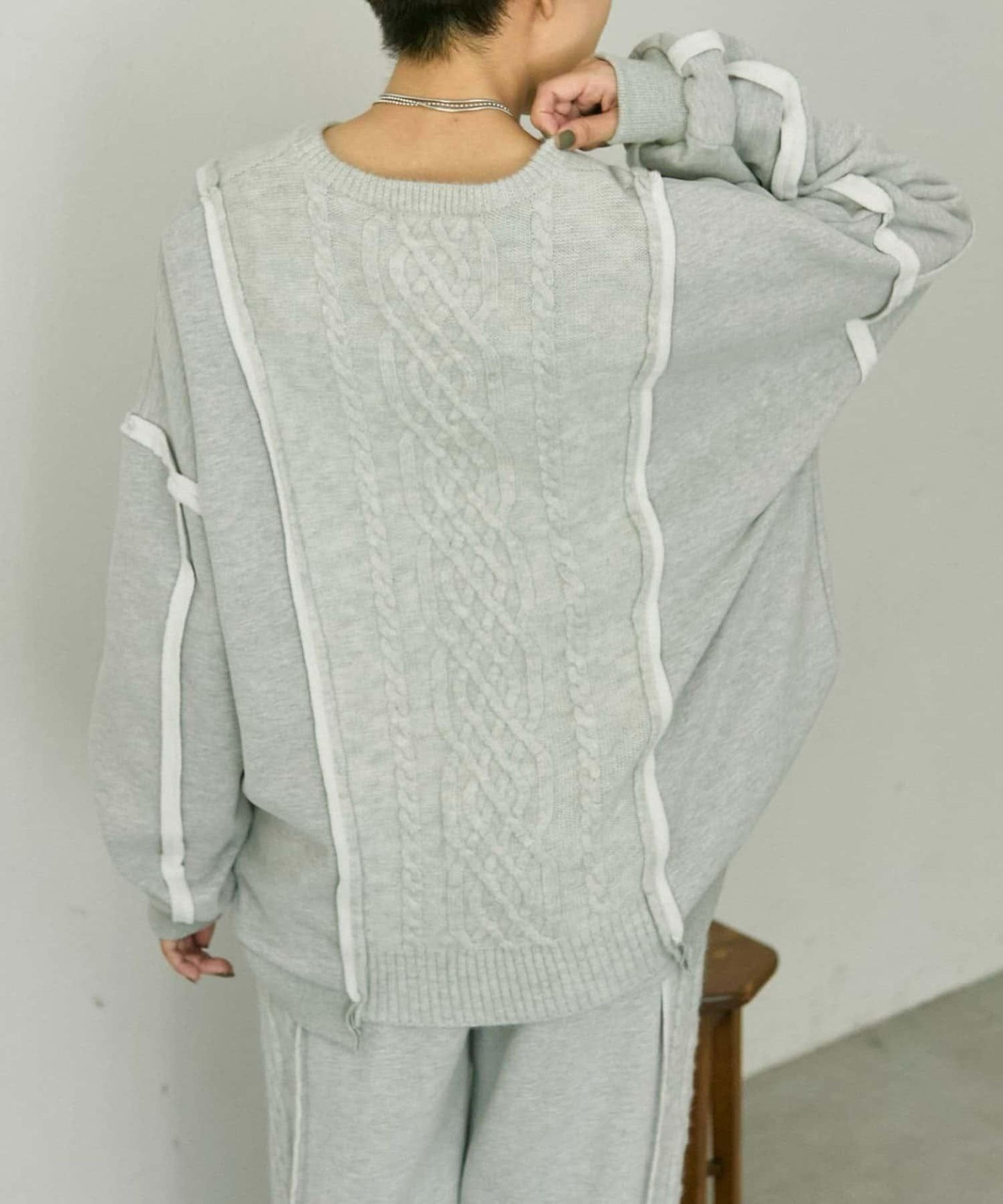 加絨針織上衣【SUM1 STYLE】