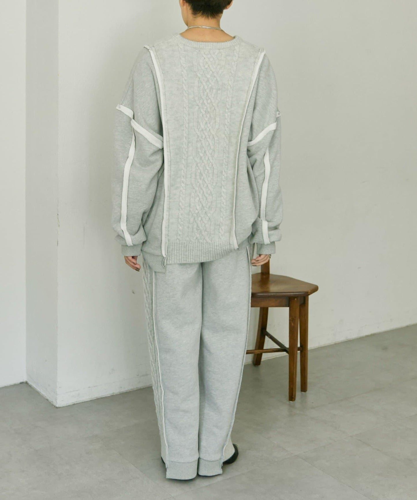 加絨針織上衣【SUM1 STYLE】