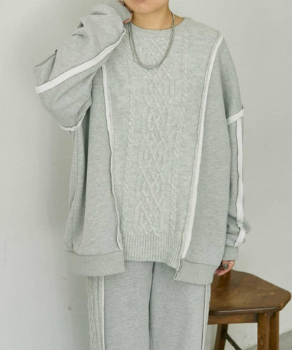 加絨針織上衣【SUM1 STYLE】