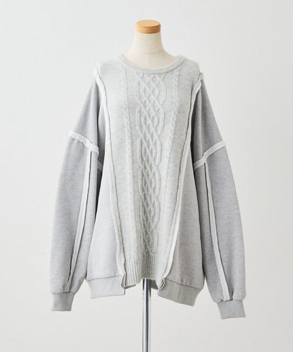 加絨針織上衣【SUM1 STYLE】