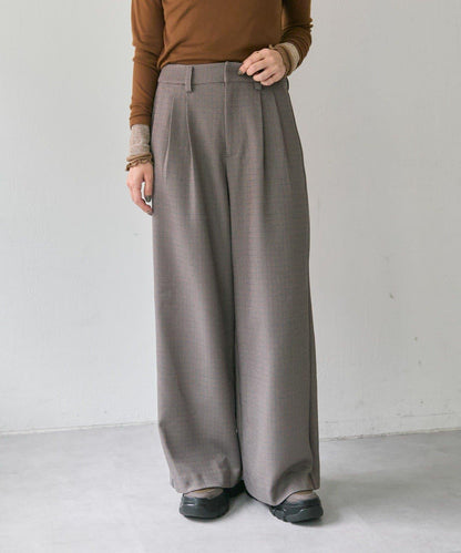 《動畫あり》槍駁殼格紋休閒褲【SUM1 STYLE(スミスタイル)】