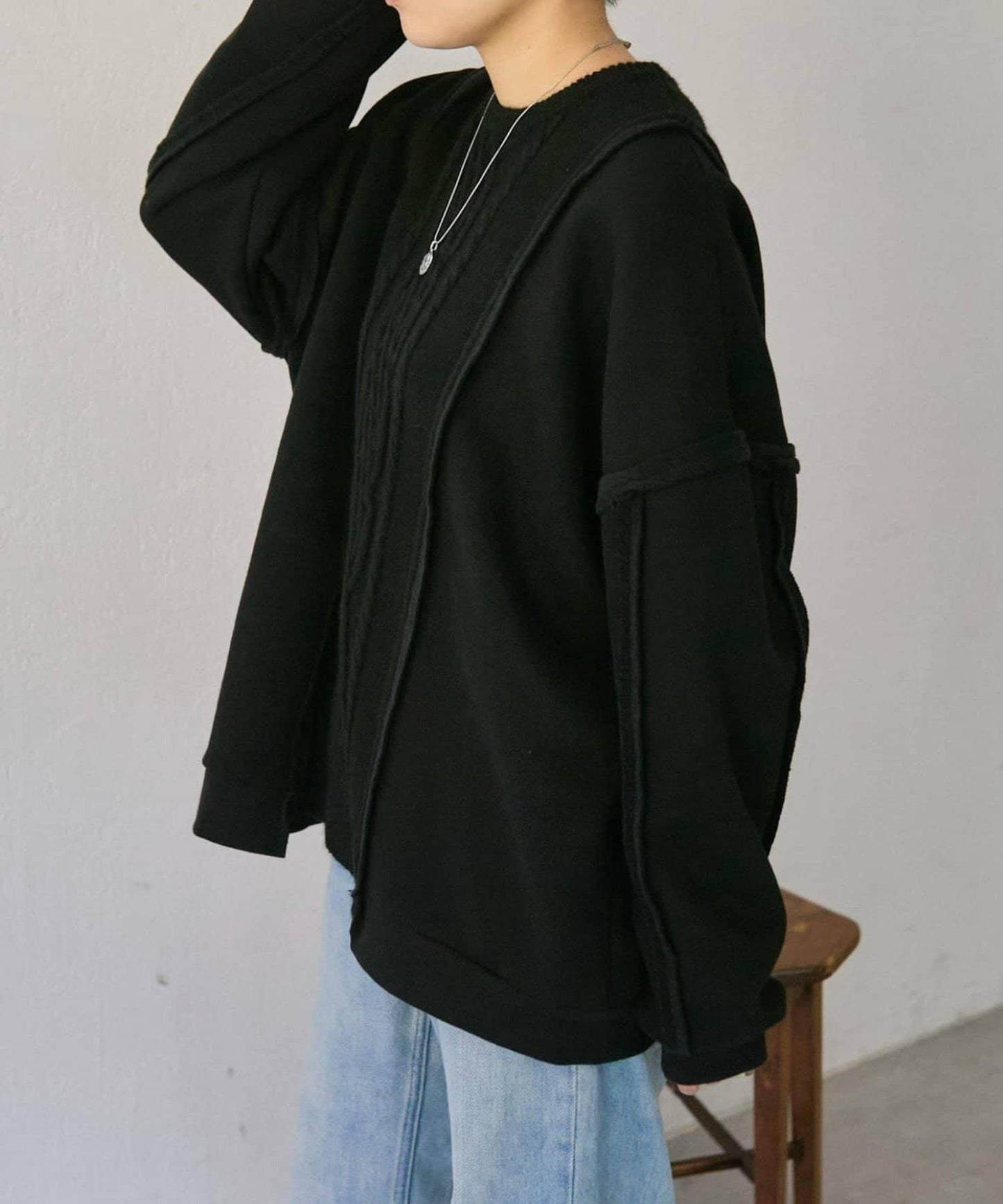 加絨針織上衣【SUM1 STYLE】