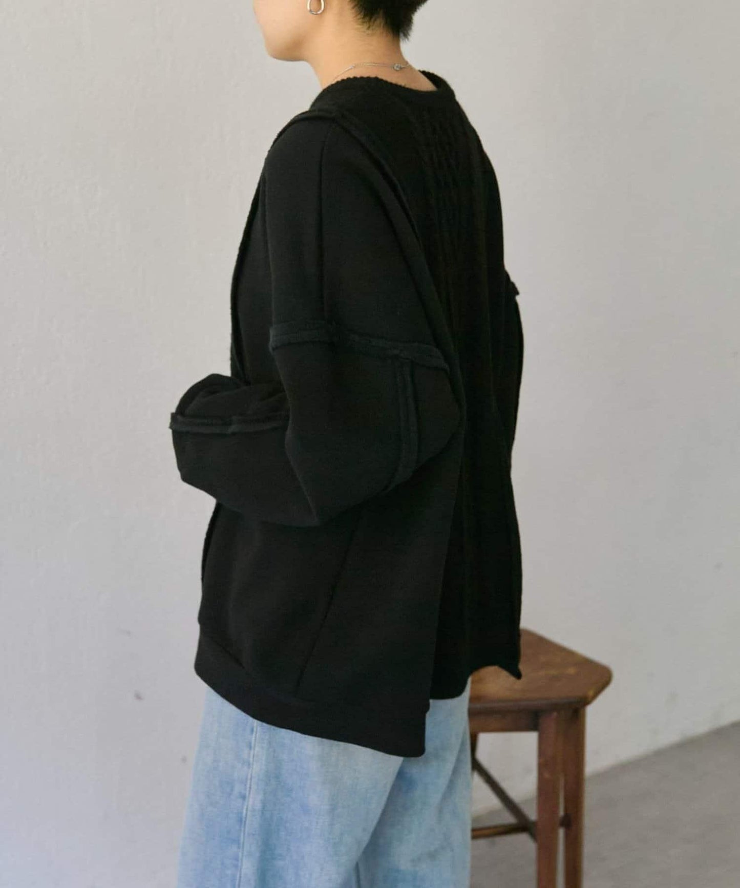 加絨針織上衣【SUM1 STYLE】