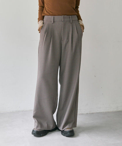 《動畫あり》槍駁殼格紋休閒褲【SUM1 STYLE(スミスタイル)】