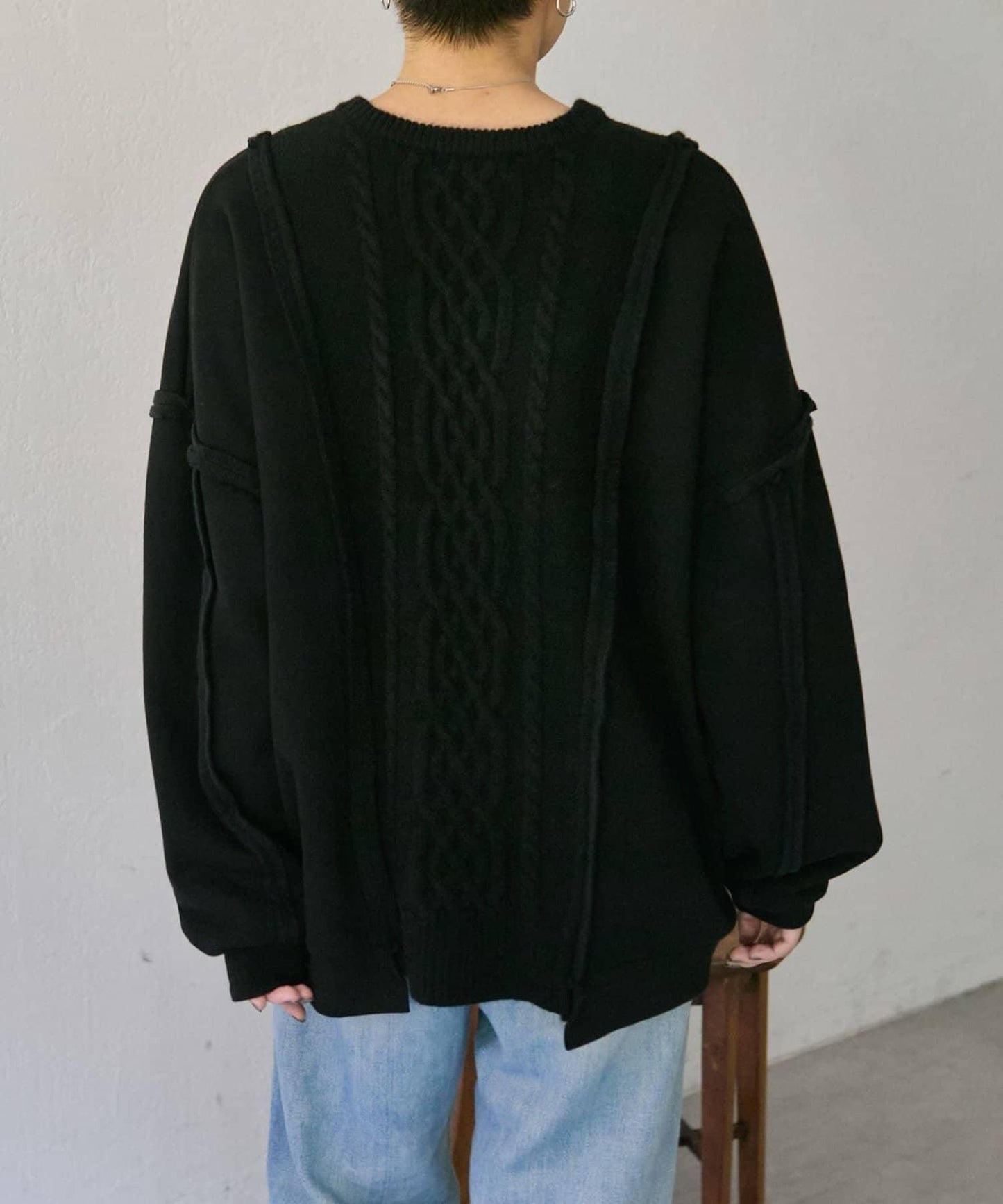 加絨針織上衣【SUM1 STYLE】