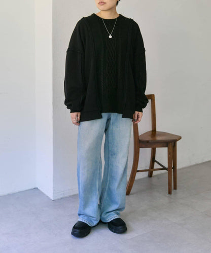 加絨針織上衣【SUM1 STYLE】