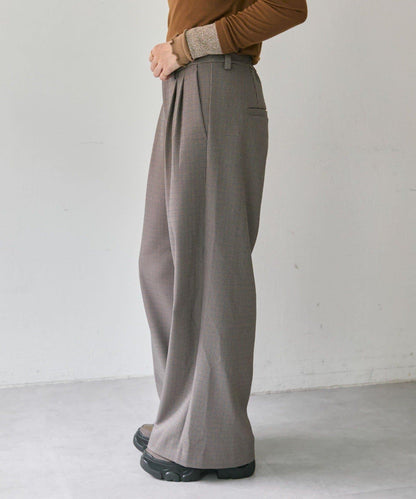 《動畫あり》槍駁殼格紋休閒褲【SUM1 STYLE(スミスタイル)】